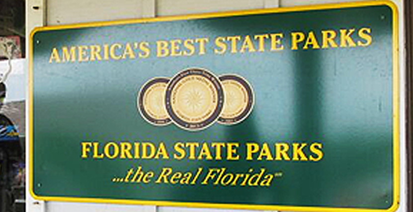 America's Best State Parks Sign
