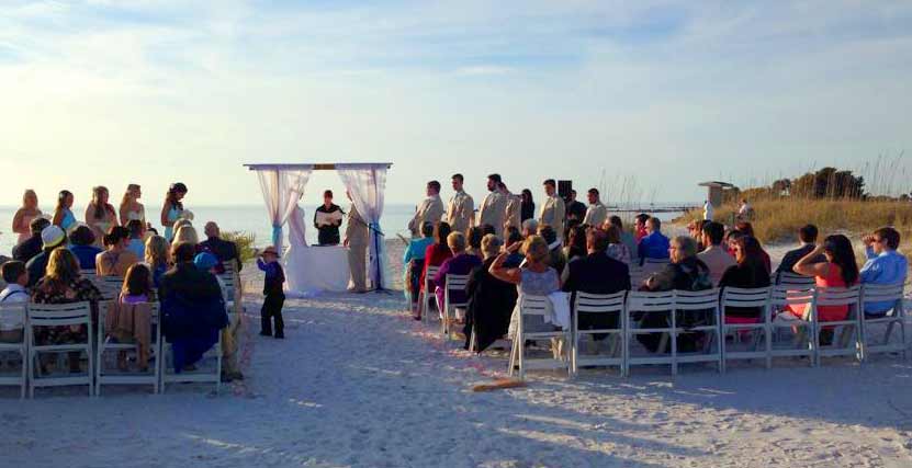 Honeymoon Island Beach Wedding