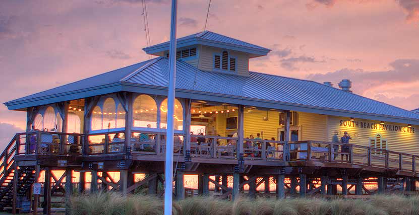 Honeymoon Island South Beach Pavilion at Dusk