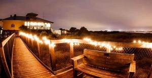 Honeymoon Island Illuminated Dock with Bench